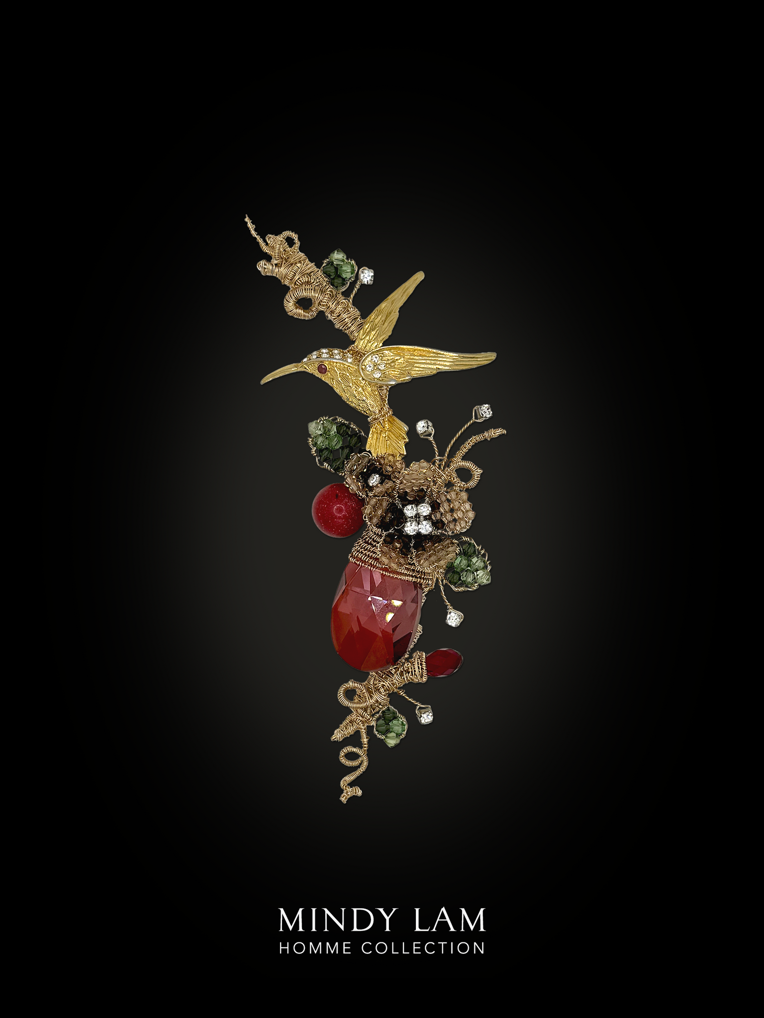 Men's Lapel Pin - Humming in Bliss