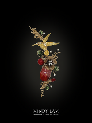 Men's Lapel Pin - Humming in Bliss