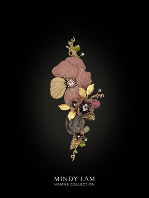 Men's Lapel Pin - Blush of the Dogwood
