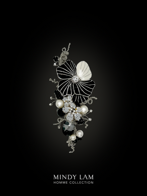 Men's Lapel Pin - Dance of the Dogwood
