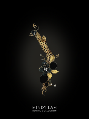 Men's Lapel Pin - Pounce of the Leopard
