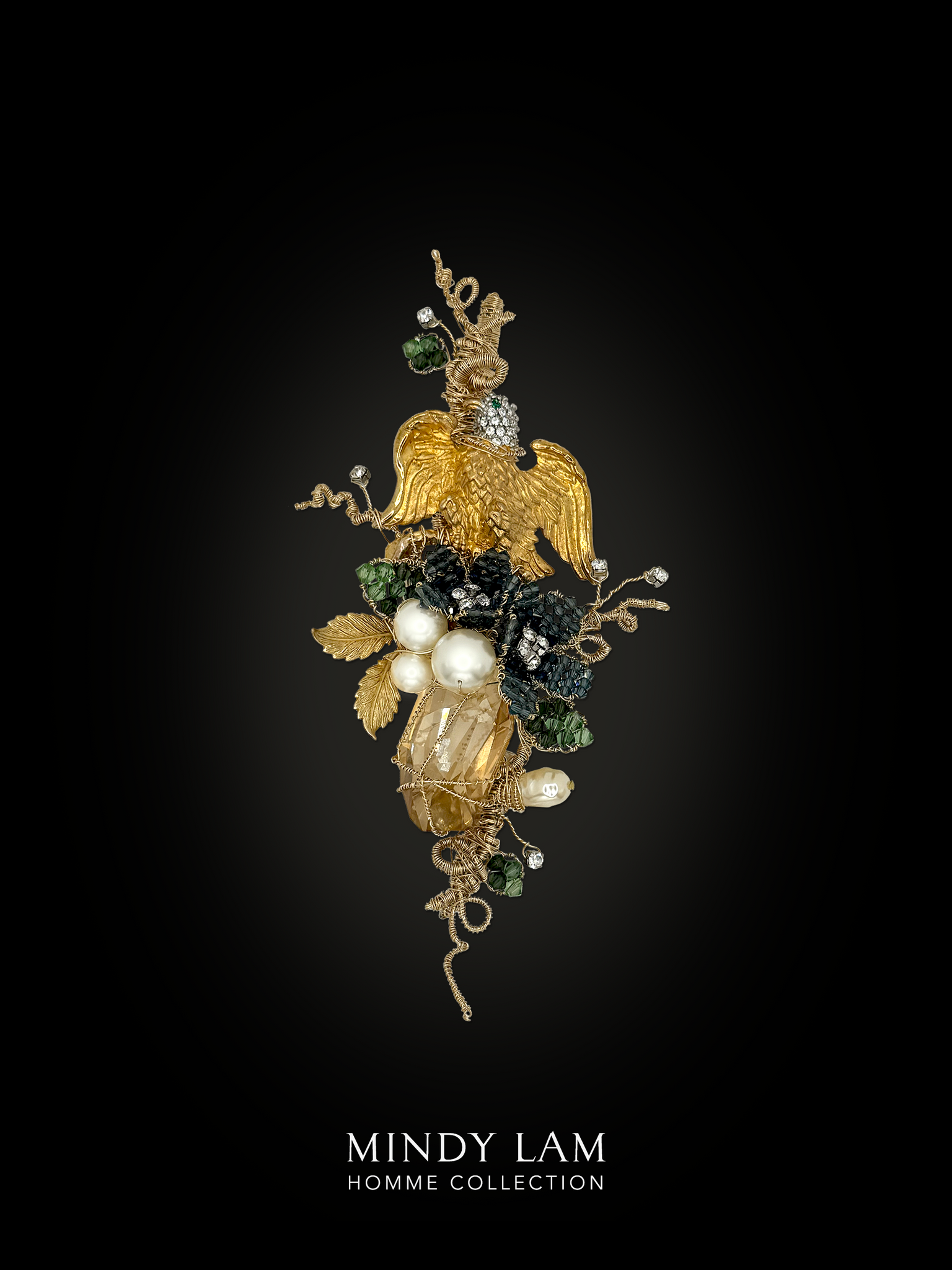 Men's Lapel Pin - Insight of the Eagle