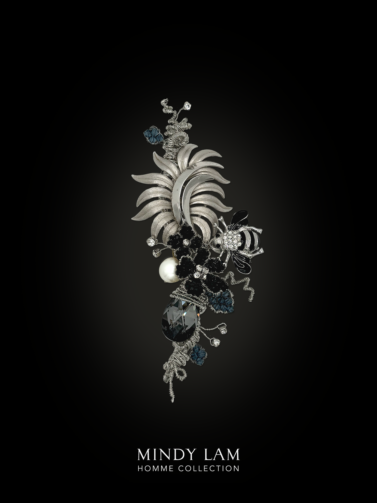 Men's Lapel Pin - Whimsy of the Moonlit Forest