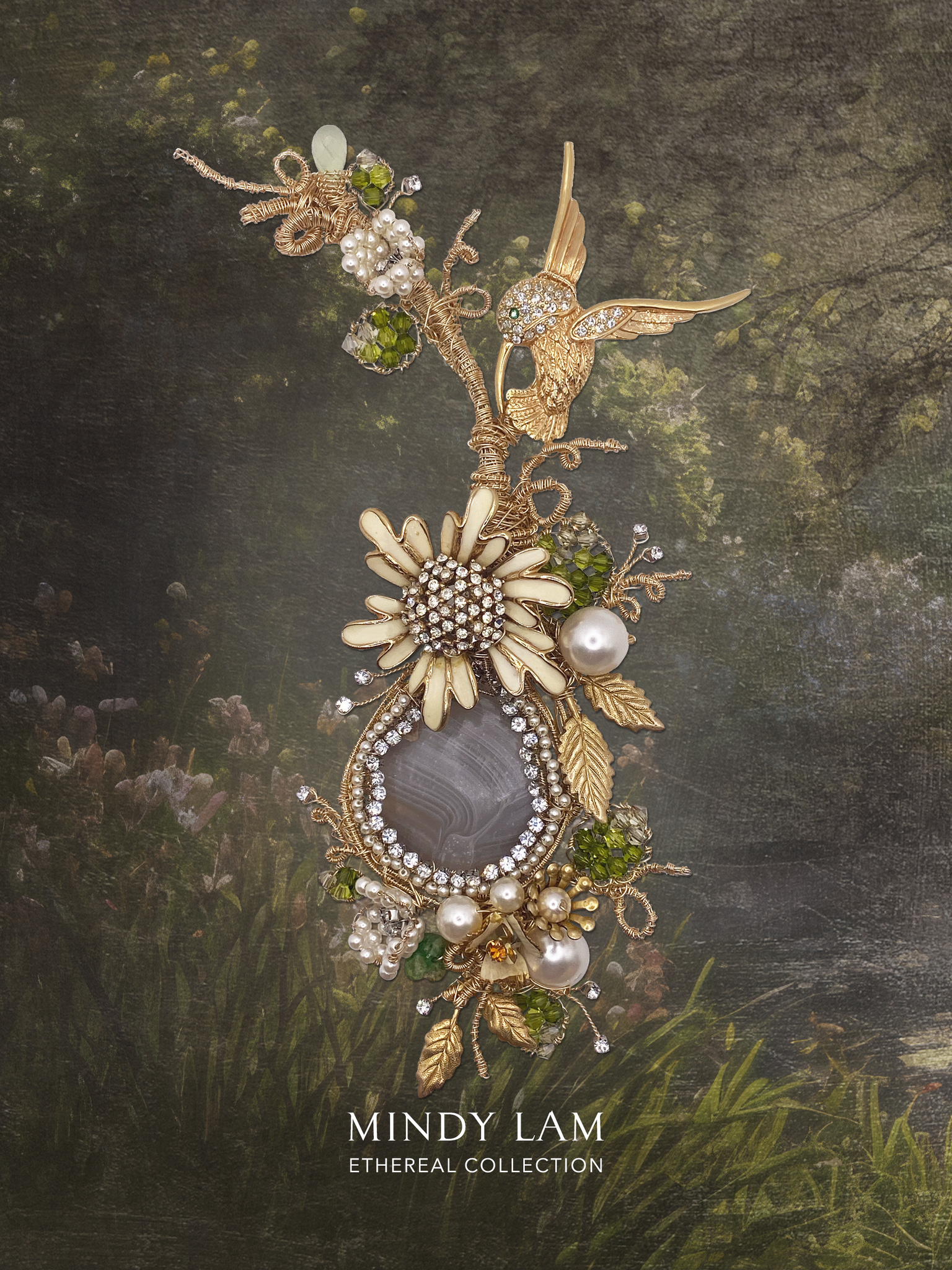 Ethereal Collection Lapel Pin - Secret of the Sun-kissed Meadow