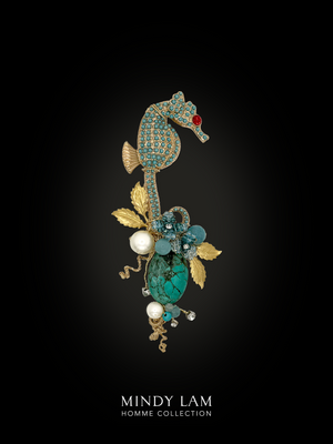 Men's Lapel Pin - Under the Sea