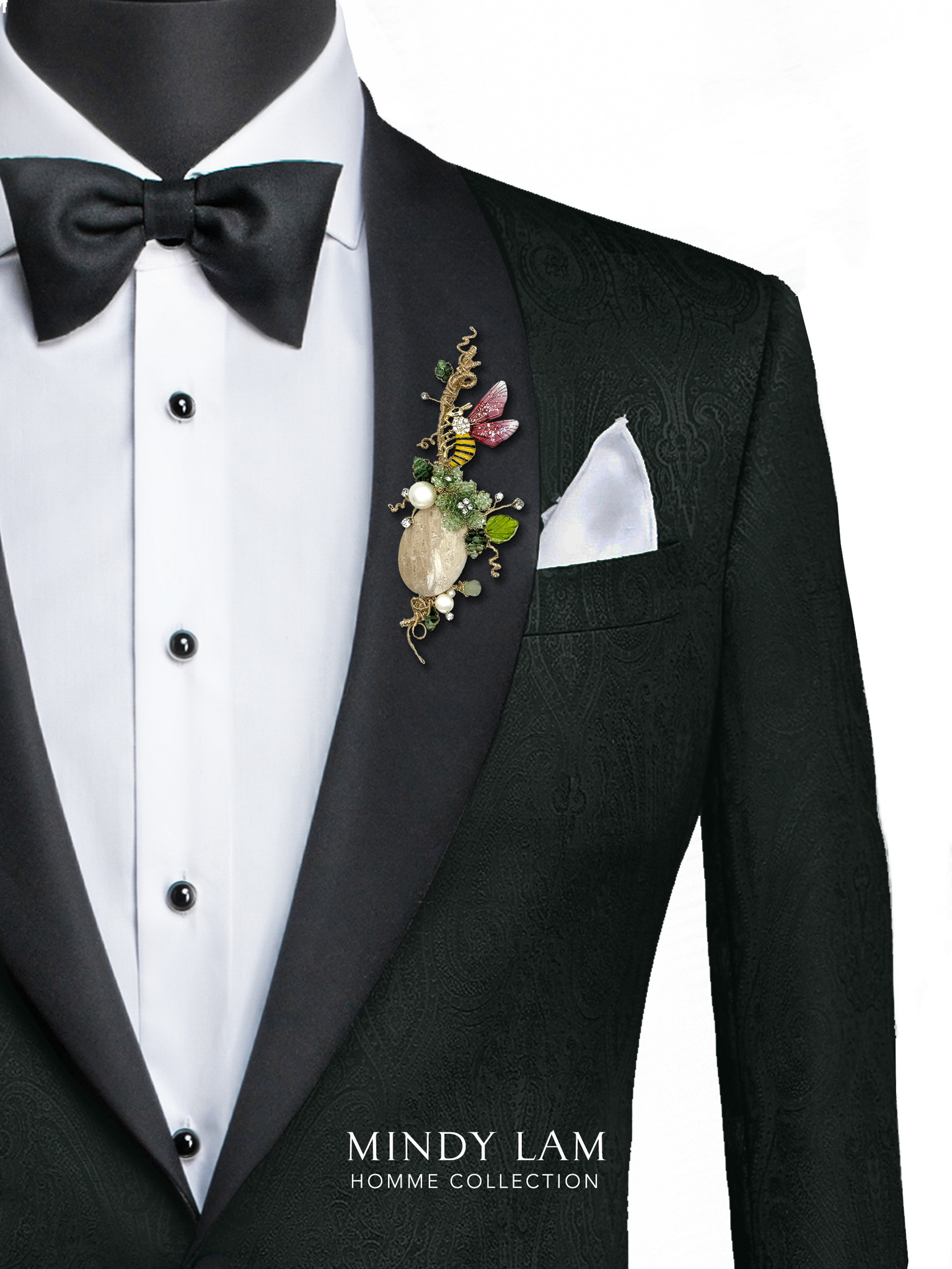 Men's Lapel Pin - The Queen Bee