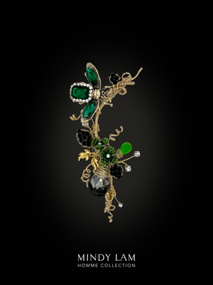 Men's Lapel Pin - Emerald Flight