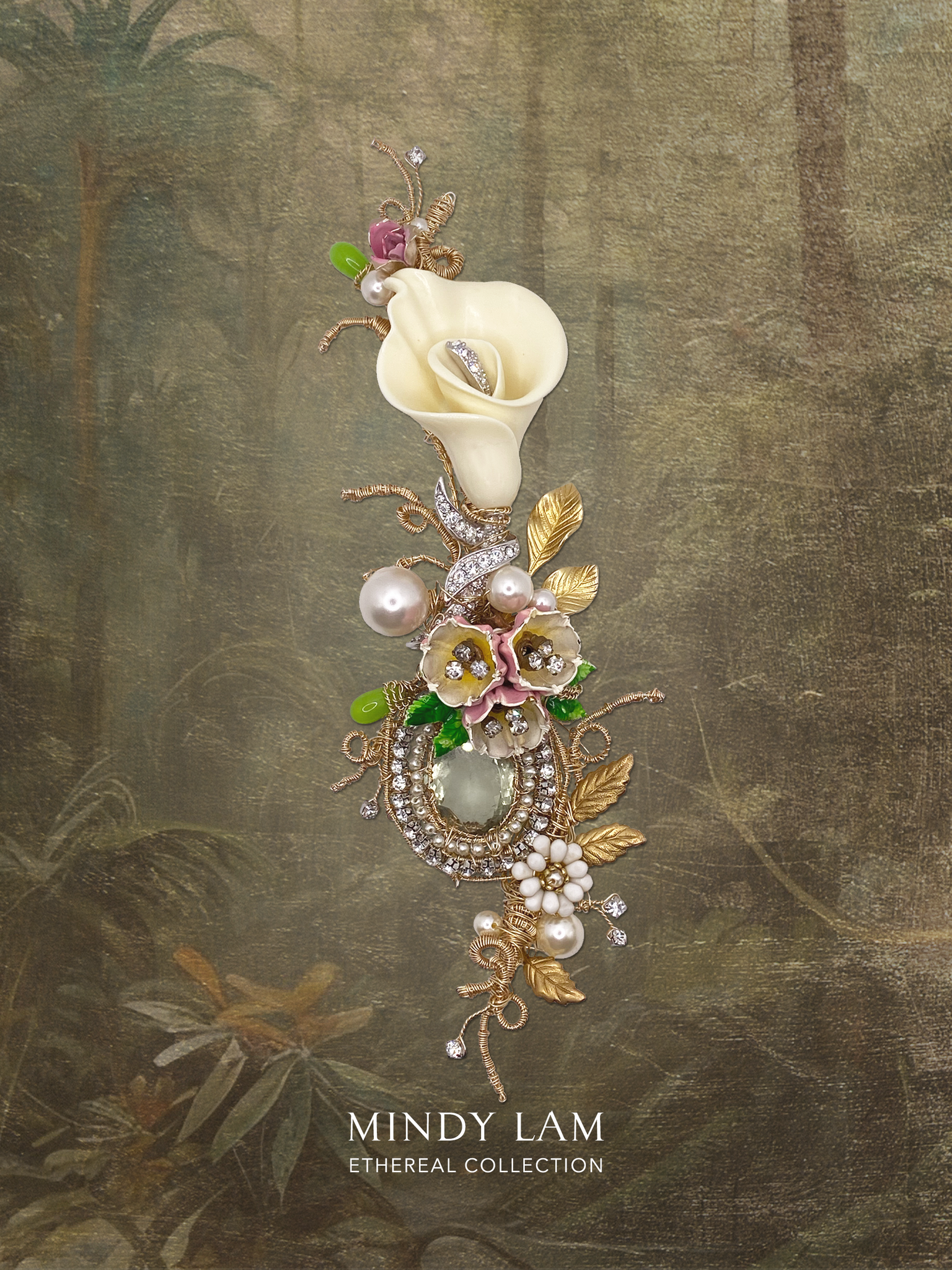 Ethereal Collection Lapel Pin - Love of the Darling Lily