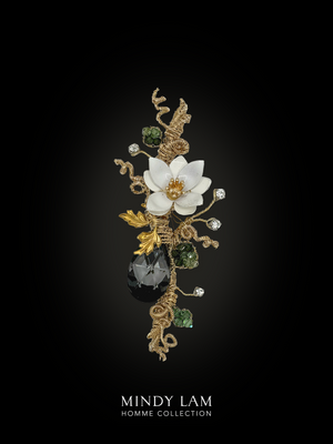 Men's Lapel Pin - Lotus of Summer (Mini)
