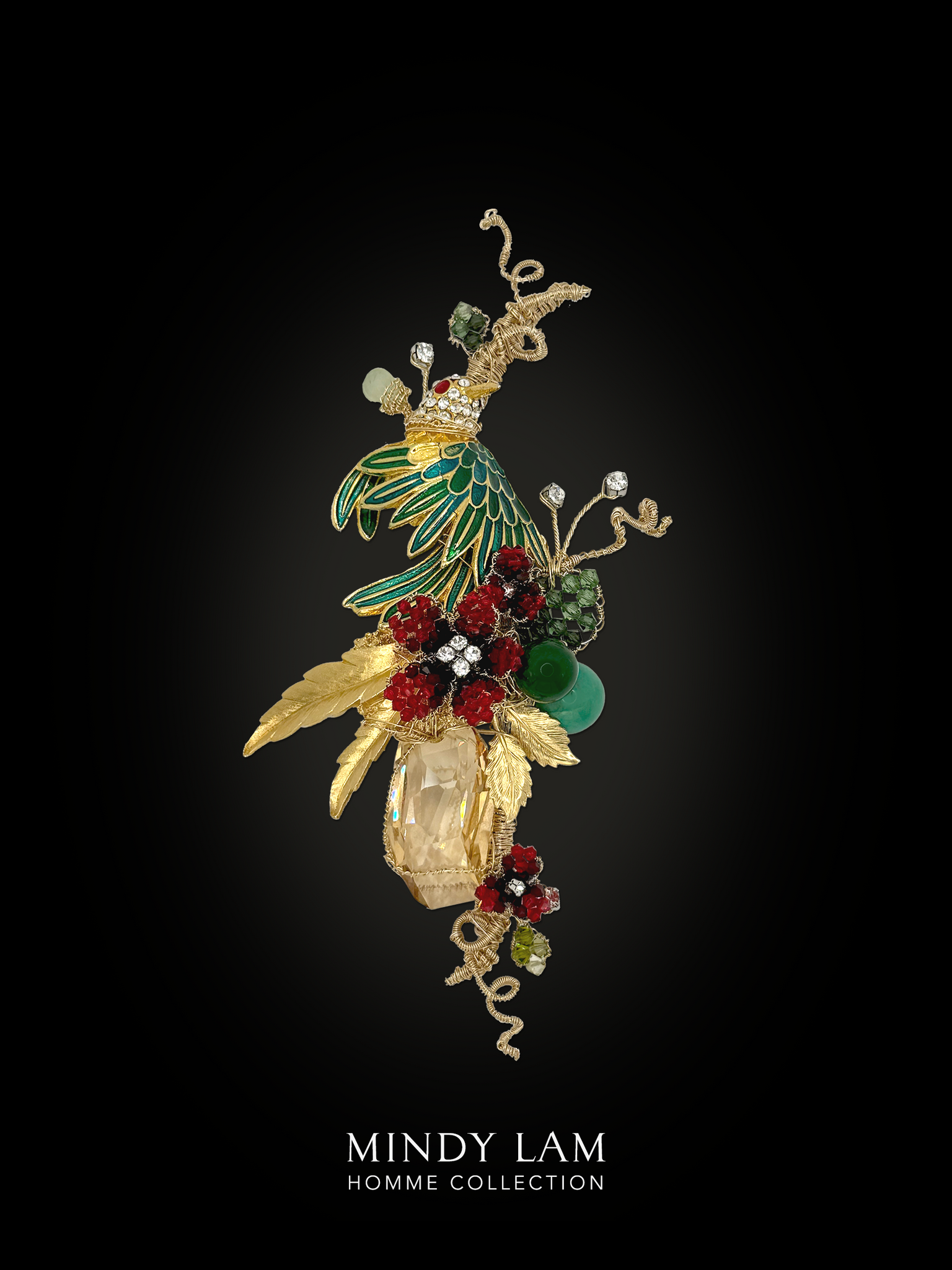 Men's Lapel Pin - Wings of Passion
