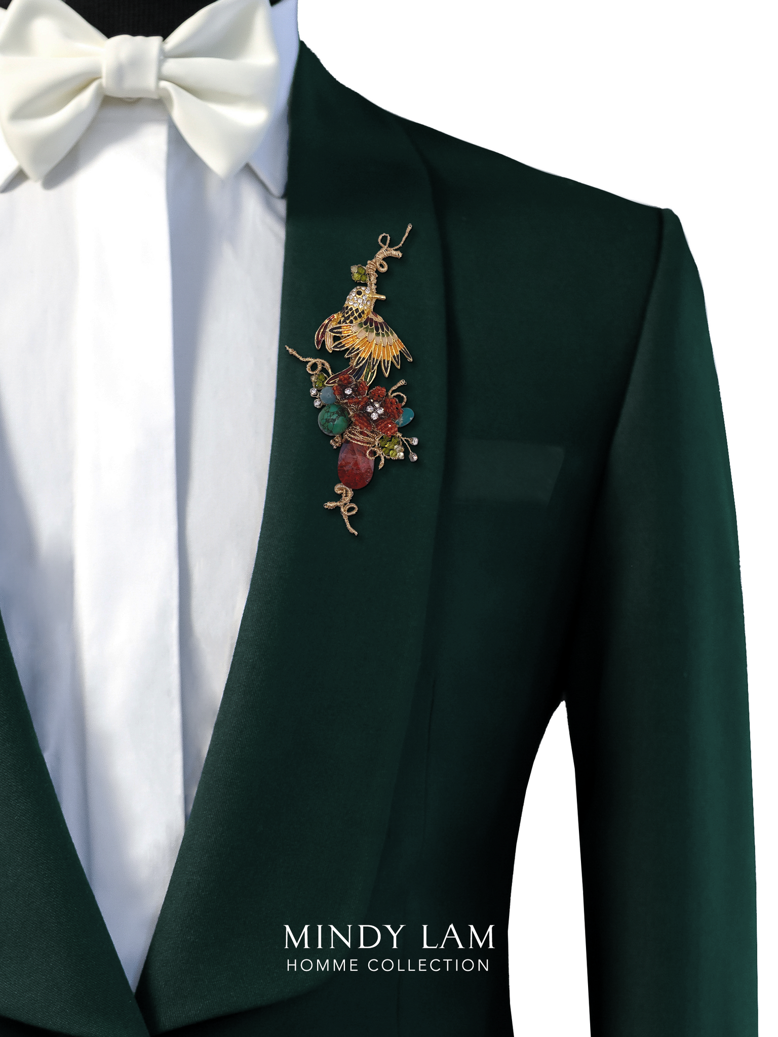 Men's Lapel Pin - Tropical Showman