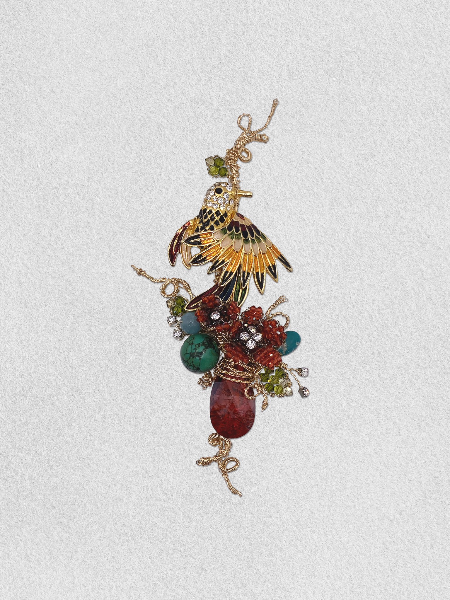 Men's Lapel Pin - Tropical Showman