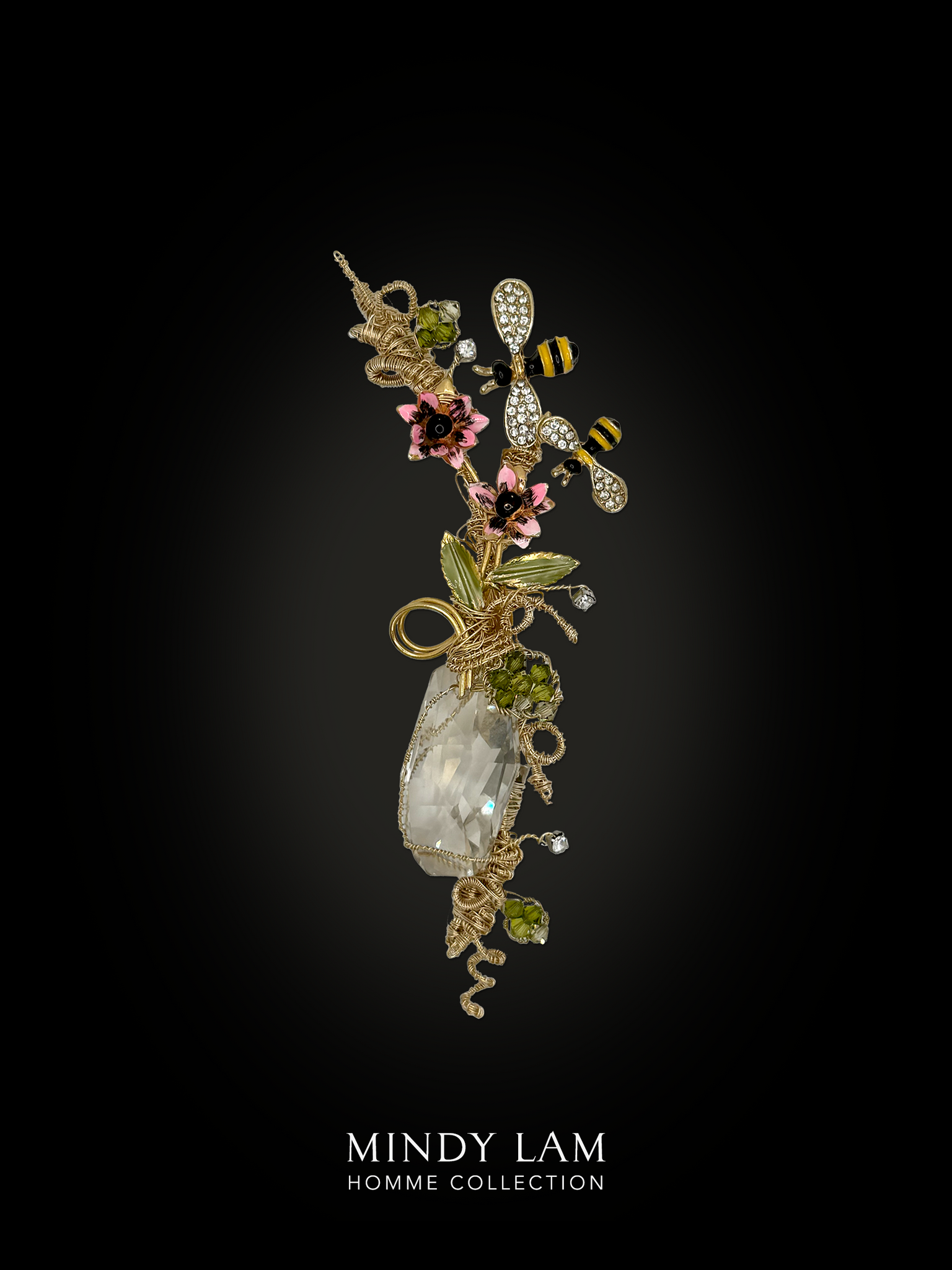 Men's Lapel Pin - Dance of the Wildflowers