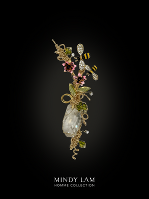 Men's Lapel Pin - Dance of the Wildflowers