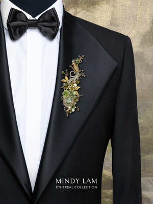 Ethereal Collection Lapel Pin - Crown of the Rainforest