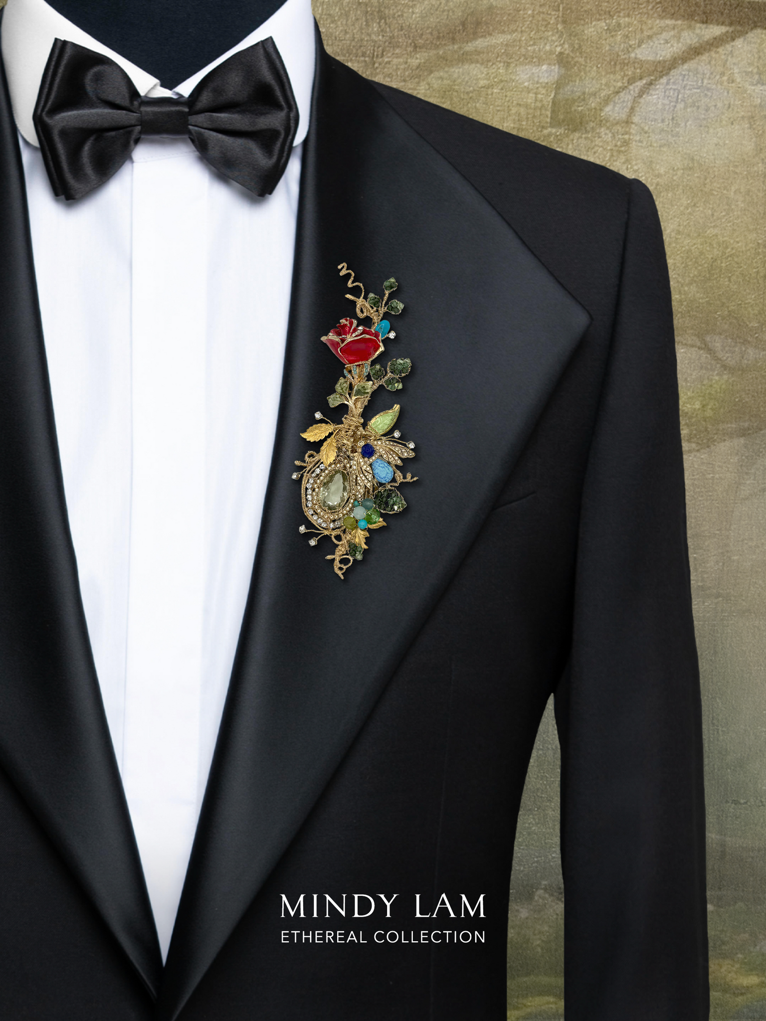 Ethereal Collection Lapel Pin - Heart of the Bloom