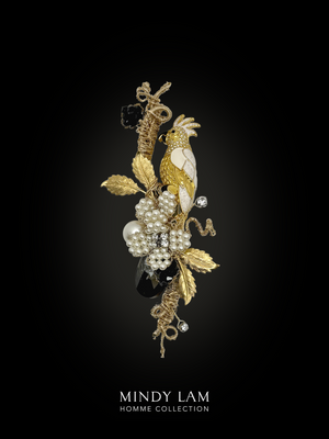 Men's Lapel Pin - Cockatoo's Perch