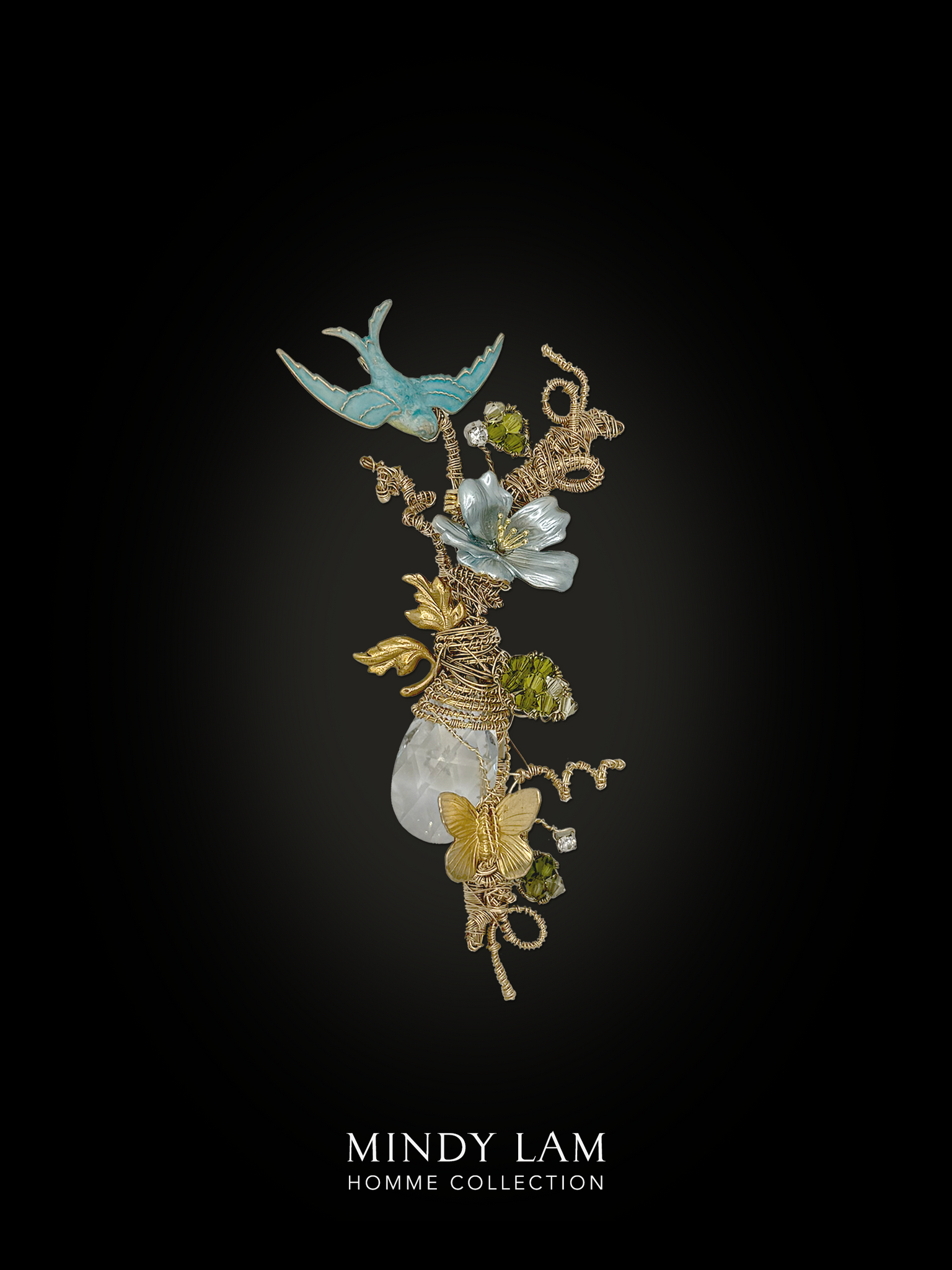 Men's Lapel Pin - Swoon of the Swallow