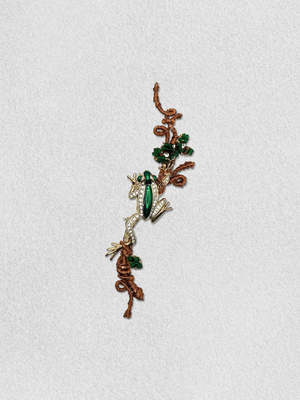 Men's Lapel Pin - Emerald Charm