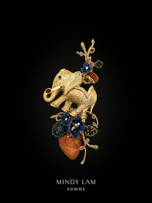 Homme Collection Lapel Pin - The Elephant's Parade