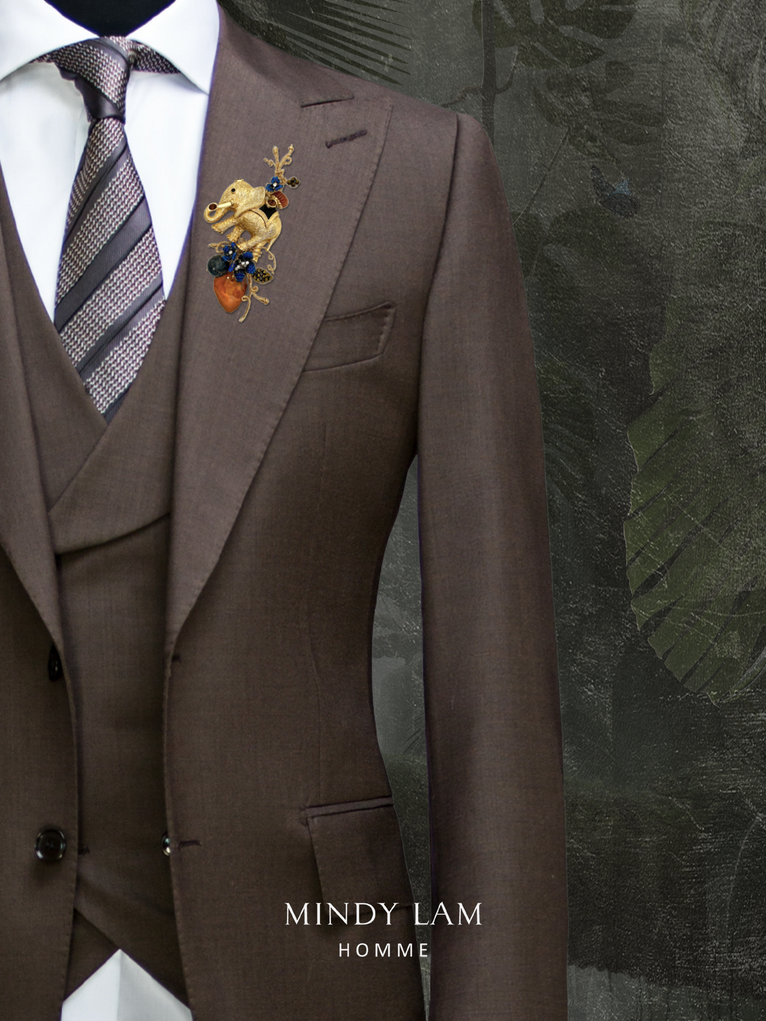 Homme Collection Lapel Pin - The Elephant's Parade