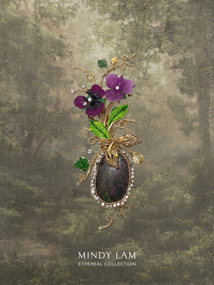 Ethereal Collection Lapel Pin - Grace of the Wild Orchid
