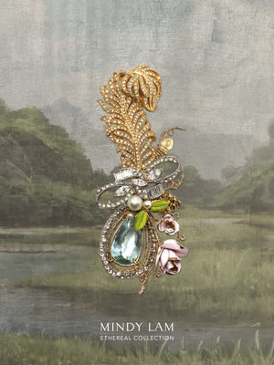 Ethereal Collection Lapel Pin - The Prized Feather