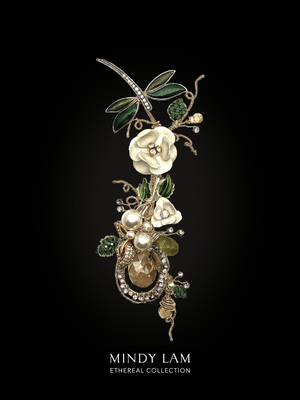Ethereal Collection Lapel Pin - Love of the Camellia