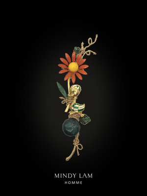 Men's Lapel Pin - Ducky By the Lake