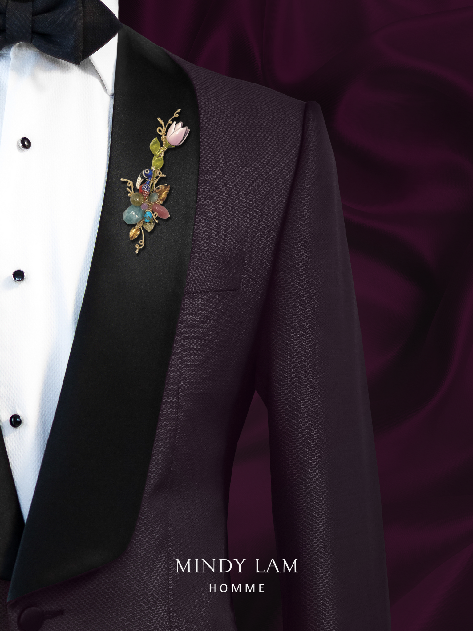 Homme Collection Lapel Pin - The Toucan of Paradise