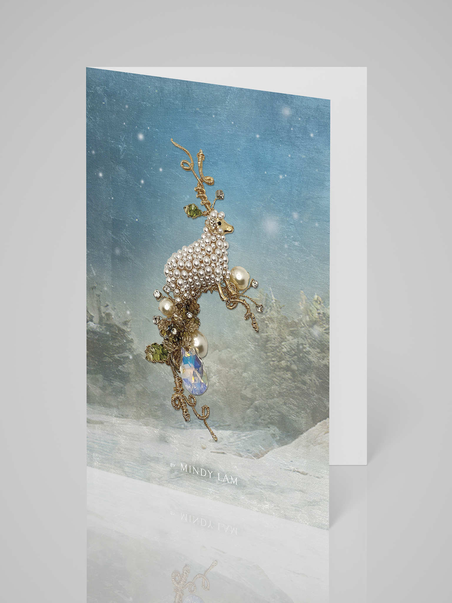 Mindy Lam Holiday Greeting Cards (Set of 10)