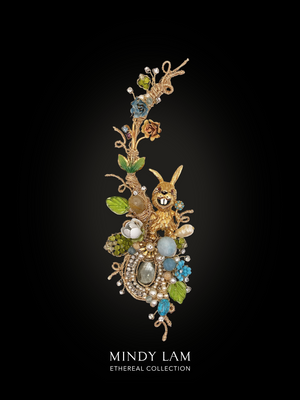 Ethereal Collection Lapel Pin - Bunny's Burrow Treasure Hunt