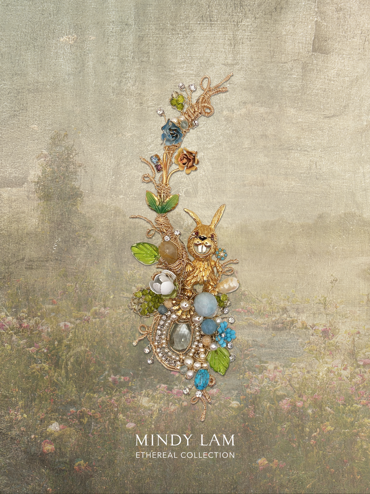 Ethereal Collection Lapel Pin - Bunny's Burrow Treasure Hunt