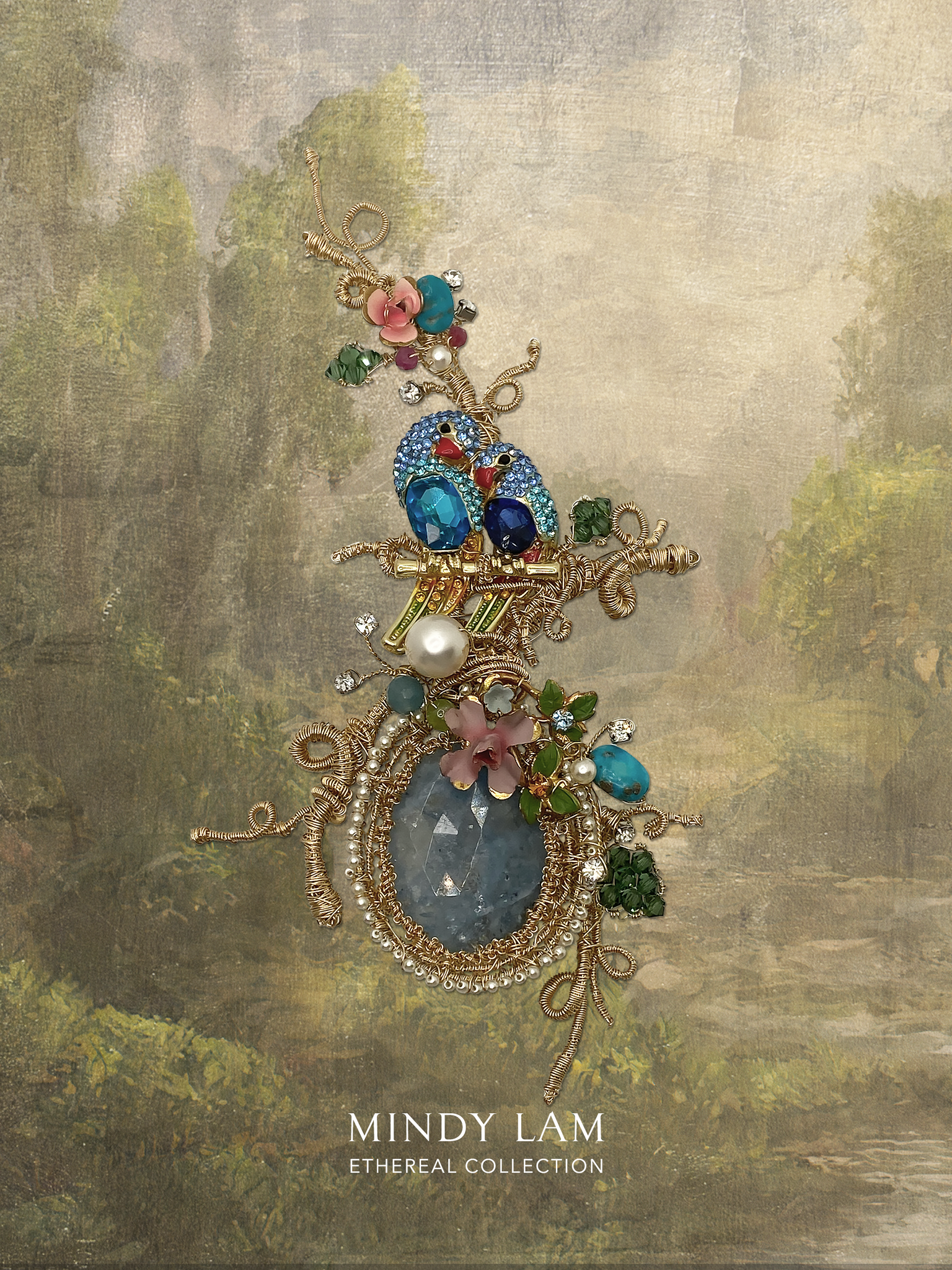 Ethereal Collection Lapel Pin - Sitting In a Tree