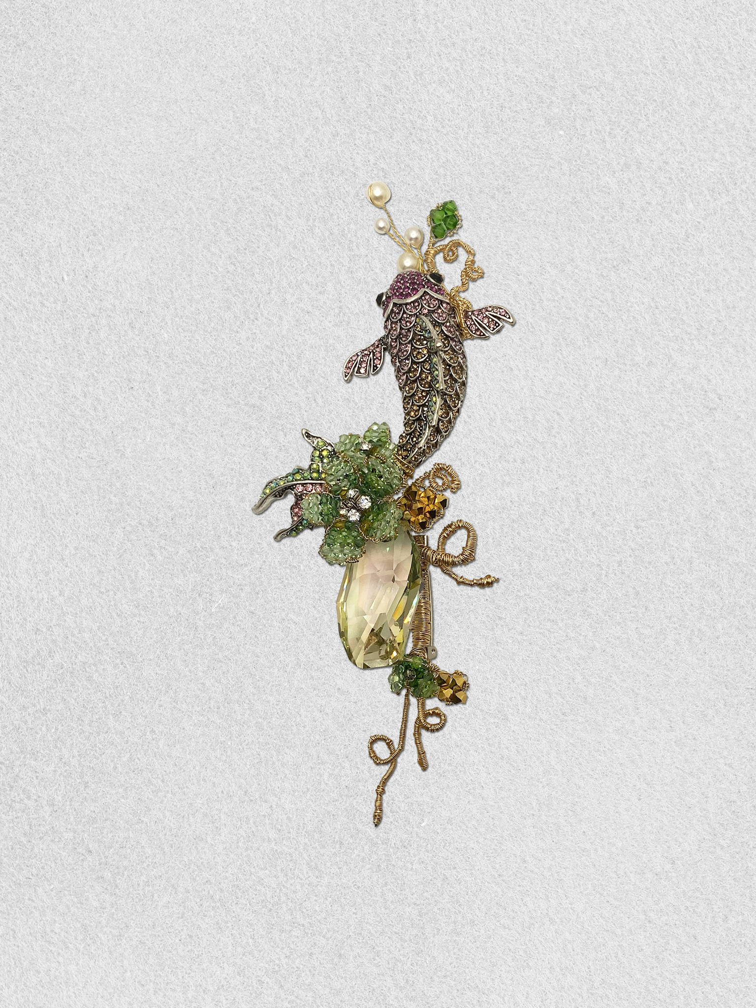 Men's Lapel Pin - Legend of the Koi