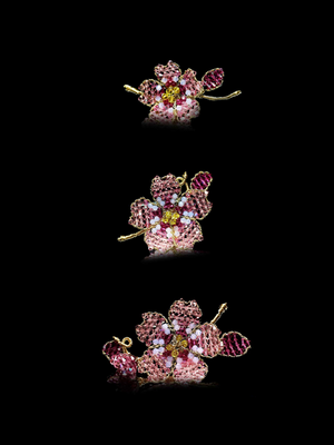 Cherry Blossom Brooches/Lapel Pins