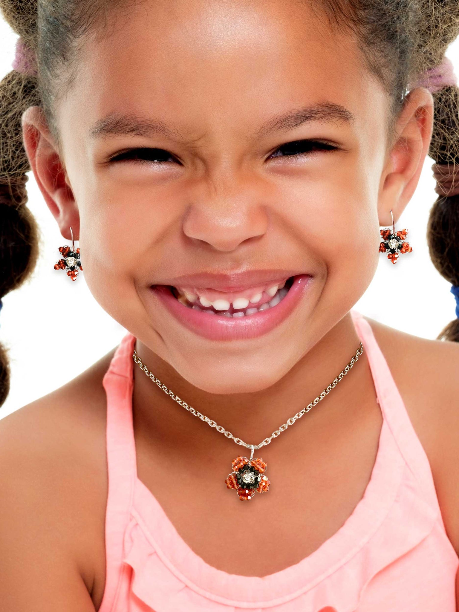 NKF Earrings & Charm Set (Child Size Earrings)