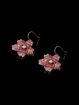 Cherry Blossom Pink Drop Earring